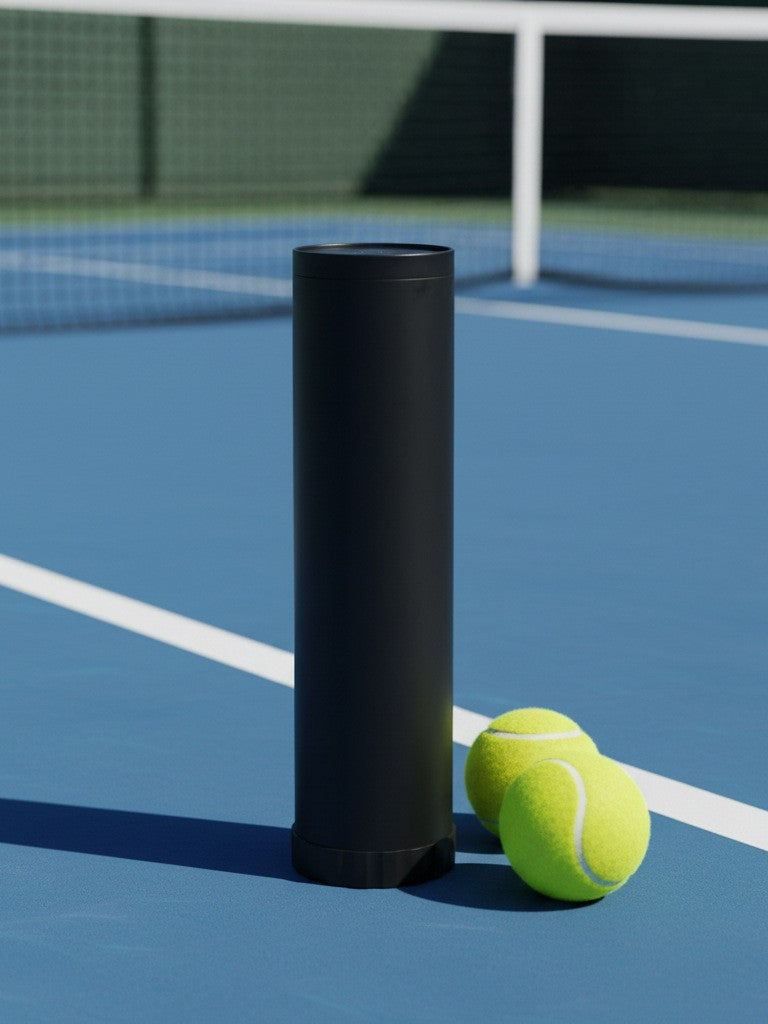 Presurizador automático de pelotas, detalle