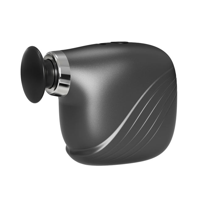 Mini pistola de masaje de bolsillo gris