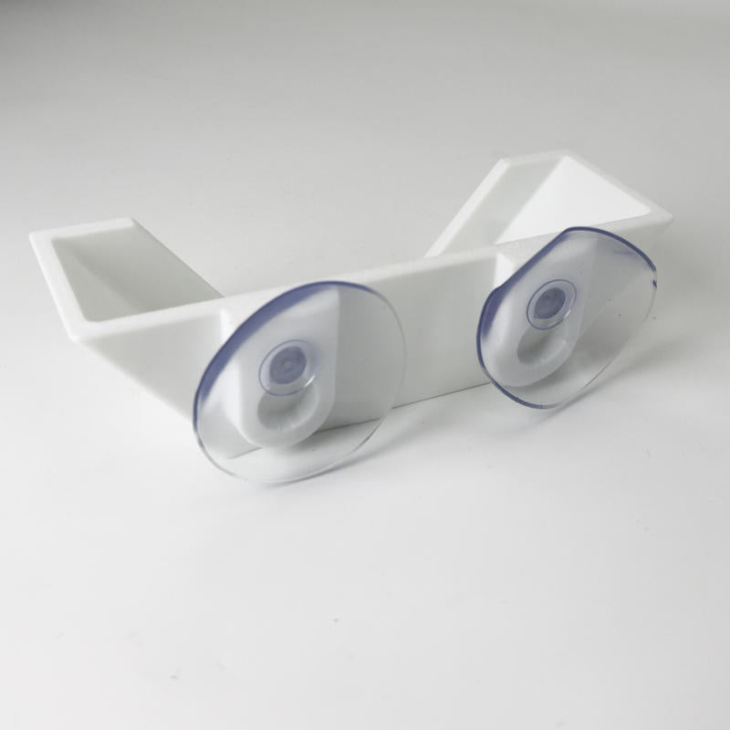 Soporte de pala blanco con dos ventosas