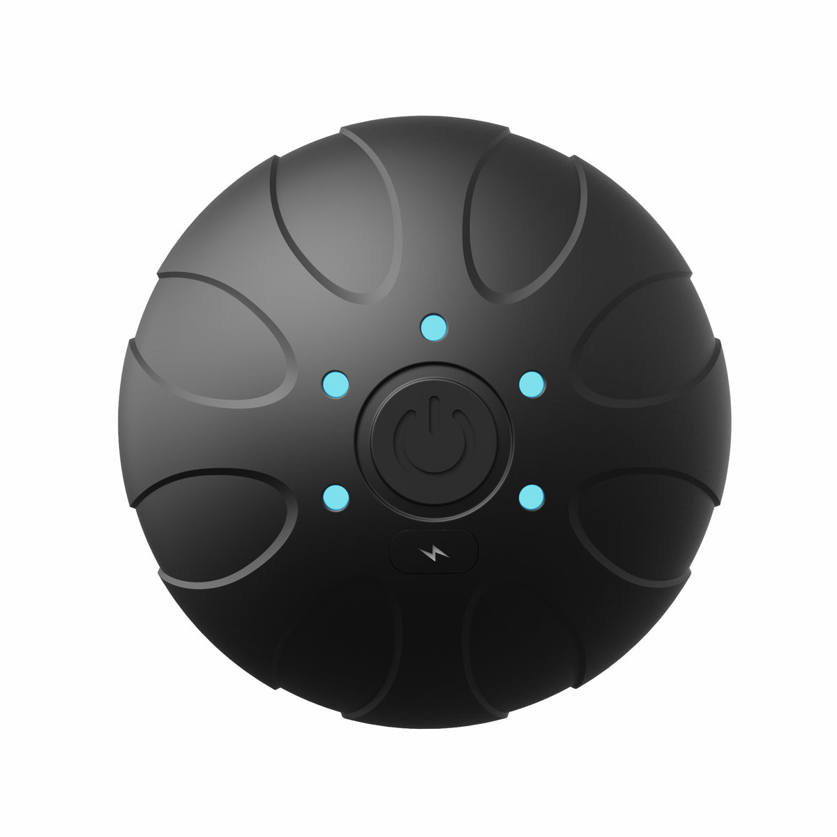Bola de masaje vibratoria negra
