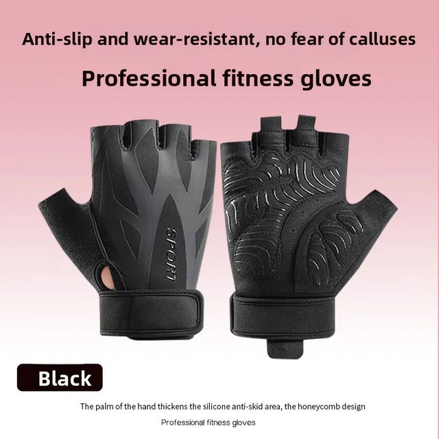 Guantes de entrenamiento de medio dedo